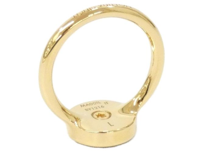 Anel Band Pearly Confetti Louis Vuitton Dourado Cinza - vista 3