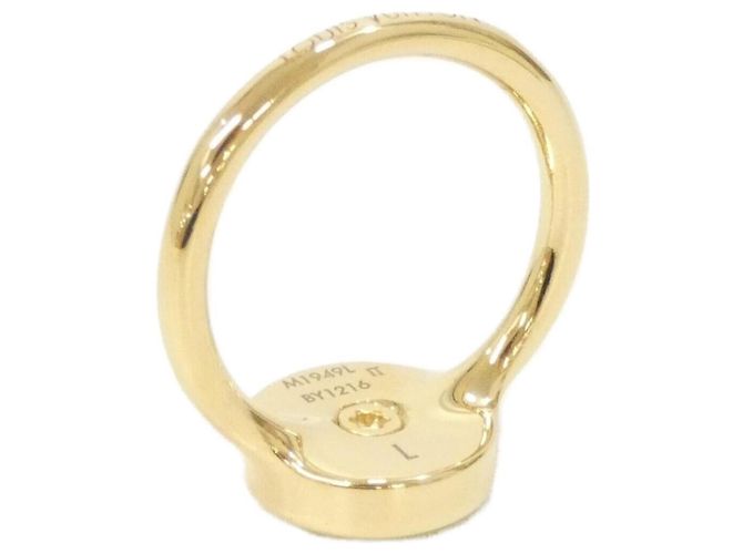 Anillo Louis Vuitton LV Pearly Confetti Band Blanco Dorado - vista 3