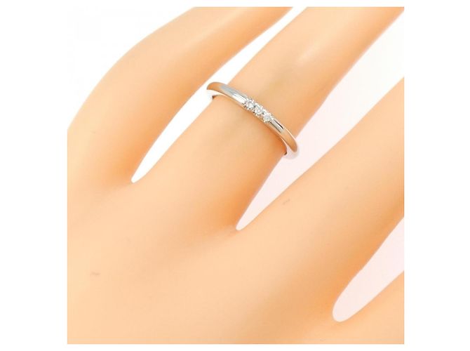 Autre Marque Anel Aliança de Platina Tiffany - vista 5