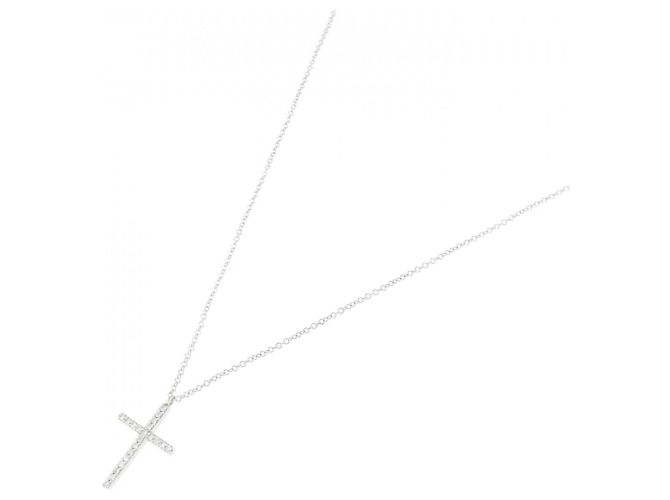 Autre Marque Tiffany Metro Cross Medium Halskette - Ansicht 2