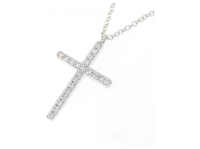 Autre Marque Tiffany Metro Cross Medium Halskette - Ansicht 3
