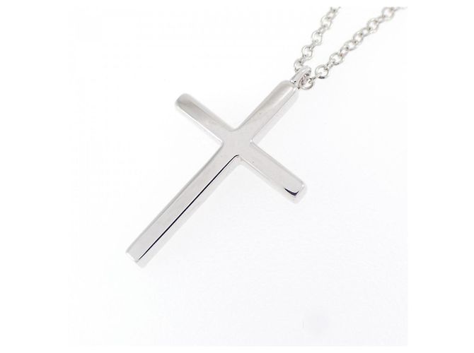 Autre Marque Tiffany Metro Cross Medium Halskette - Ansicht 4