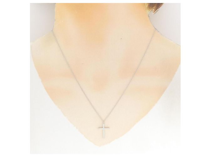 Autre Marque Tiffany Metro Cross Medium Halskette - Ansicht 6