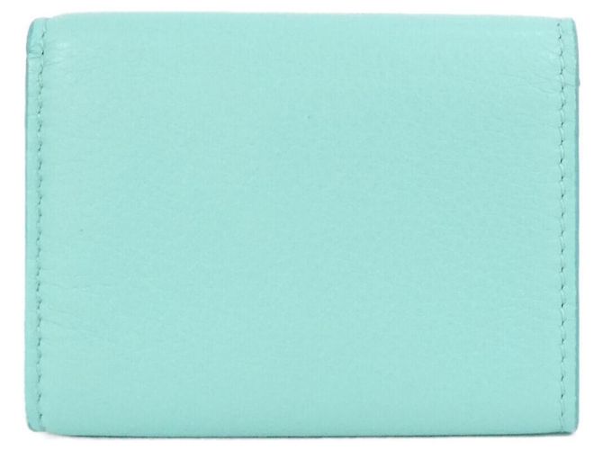 Autre Marque Tiffany Blue Leather Tri-Fold Wallet - view 2