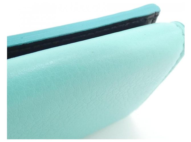 Autre Marque Tiffany Blue Leather Tri-Fold Wallet - view 4
