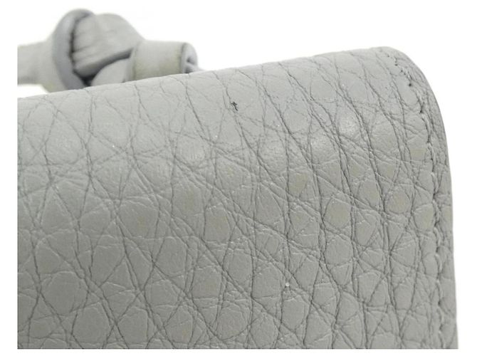 Fendi SELLERIA Peekaboo Tri-Fold Geldbörse Silber - Ansicht 3