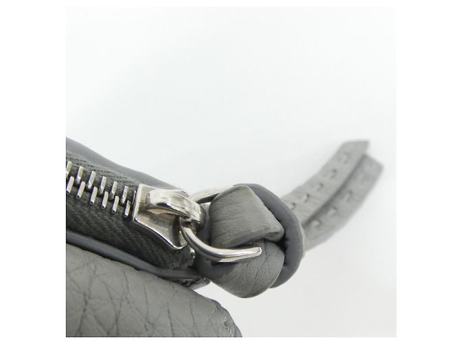 Fendi SELLERIA Peekaboo Tri-Fold Geldbörse Silber - Ansicht 5
