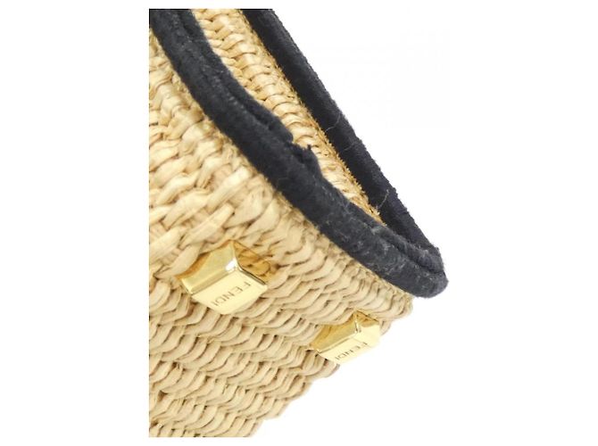 mala Fendi Sunshine Shopper Small Preto - vista 3