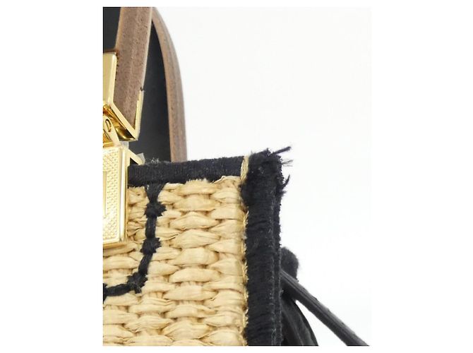 mala Fendi Sunshine Shopper Small Preto - vista 5