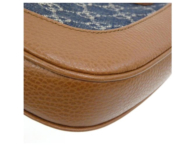 Gucci JACKIE 1961 Schultertasche Braun Dunkelblau - Ansicht 3