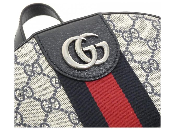 Mochila Gucci Ophidia Azul Bege - vista 6