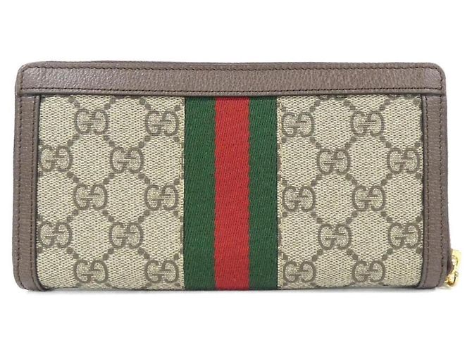 Gucci Ophidia Long Bi-Fold Geldbörse Braun Beige - Ansicht 2