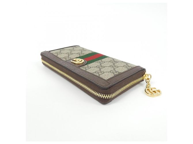 Gucci Ophidia Long Bi-Fold Geldbörse Braun Beige - Ansicht 3