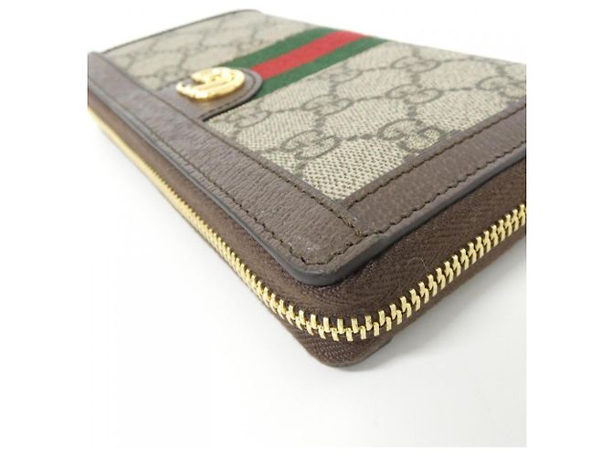 Gucci Ophidia Long Bi-Fold Geldbörse Braun Beige - Ansicht 4