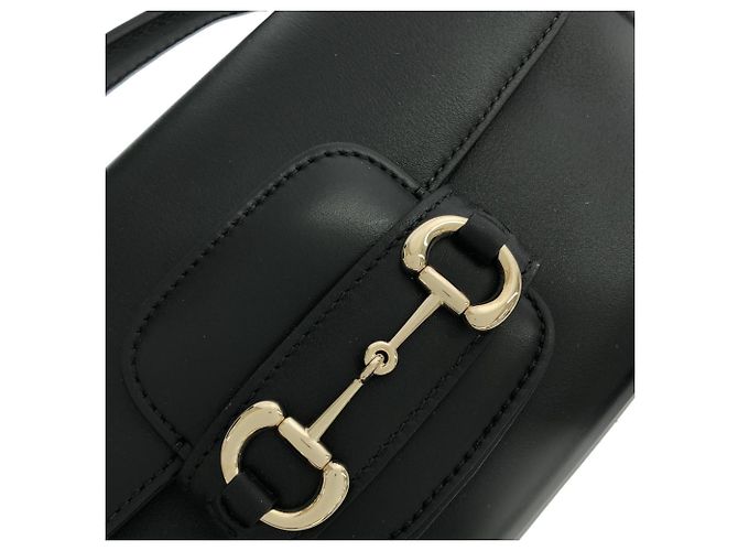 Bolsa Gucci 815206 de couro preta Preto - vista 4