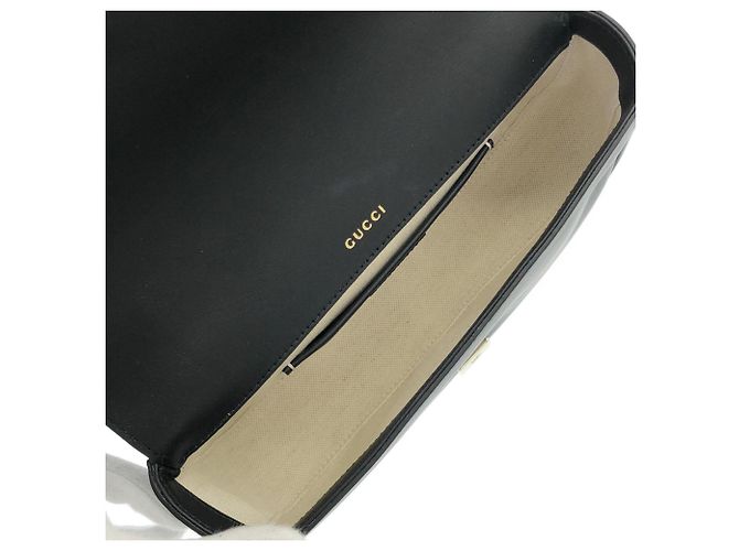 Bolsa Gucci 815206 de couro preta Preto - vista 7