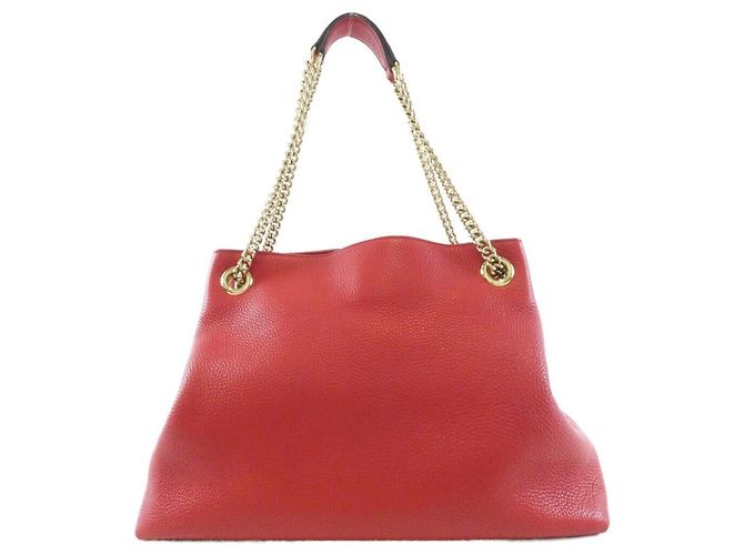Borsa a tracolla Gucci 536196 A7M0G in pelle rossa Rosso - vista 2