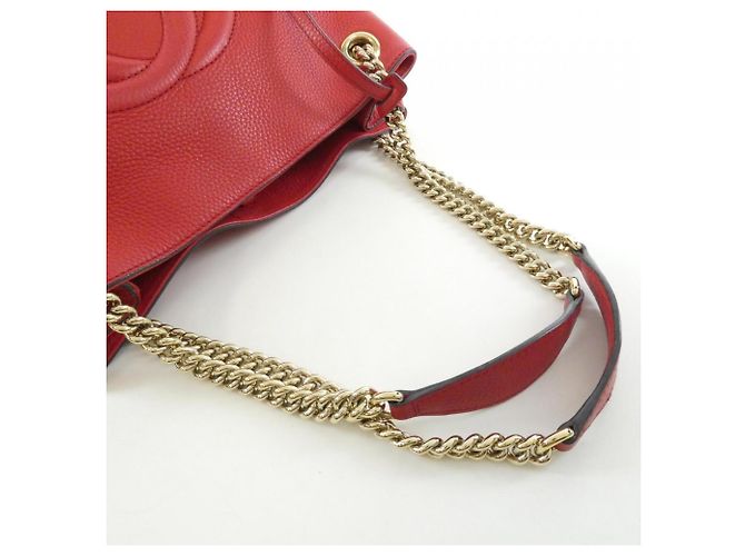 Borsa a tracolla Gucci 536196 A7M0G in pelle rossa Rosso - vista 5