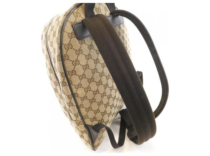 Gucci 449906 KY9NN Beige and Brown Rucksack Braun - Ansicht 8