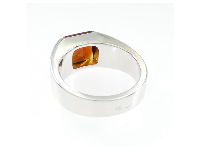 Anello Cartier Tank Band in oro bianco 18K - vista 3