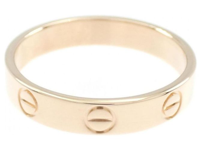 Anello Cartier Mini Love in oro rosa 18K - vista 2