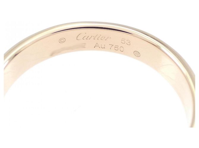 Anello Cartier Mini Love in oro rosa 18K - vista 3