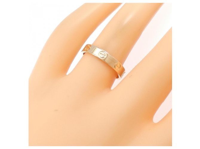 Anello Cartier Mini Love in oro rosa 18K - vista 4