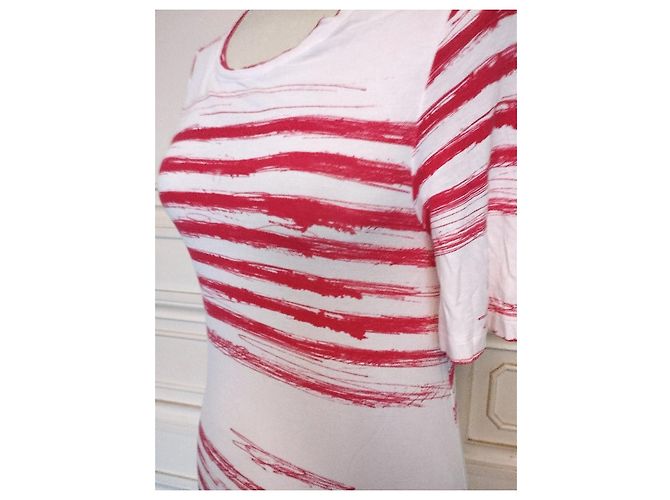 Jean Paul Gaultier Robe Marin mutine Sigles TS/M Rosa Blanco - vista 3