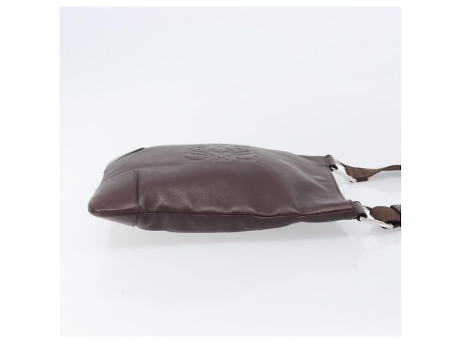 Loewe Anagram Leather Marrone - vista 3
