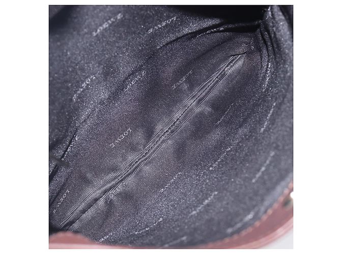 Loewe Anagram Leather Marrone - vista 5