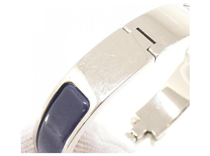 Hermès Bracciale Hermes Click H Fusion PM Argento Porpora - vista 3