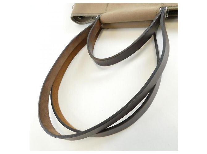 Hermès Bolsa Hermes Cabas PM Taupe Damier ebene - vista 6