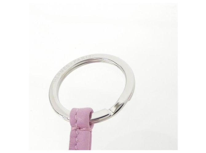Hermès Hermes Carmen Schlüsselanhänger 077894CJ Silber Pink - Ansicht 3