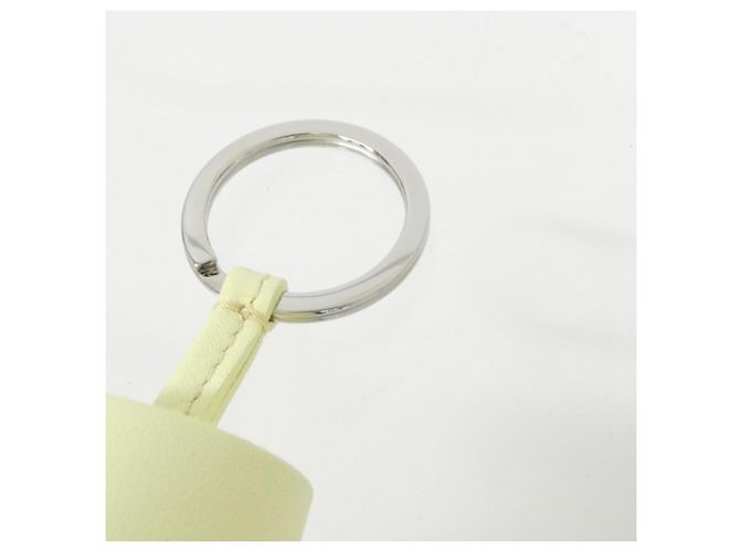 Hermès Hermes Carmen Schlüsselanhänger 077894CJ Silber Gelb - Ansicht 3