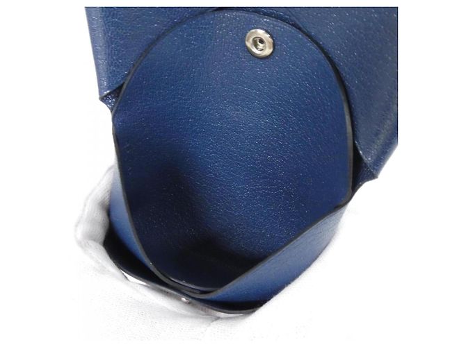 Hermès Hermes Calvi Duo Coin Case Dunkelblau - Ansicht 4