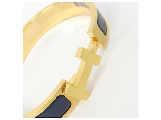 Hermès Pulseira Hermes Click H Charm Azul - vista 4