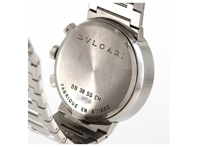 Bulgari Orologio Automatico Bvlgari Chronograph BB38SSCH - vista 5