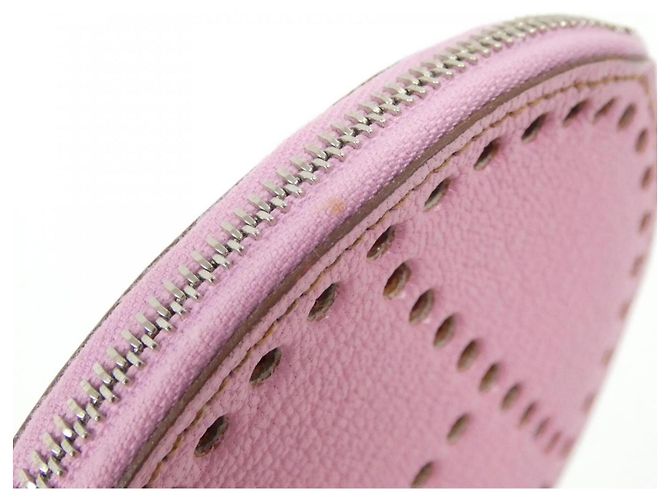 Hermès Evelyne Coin Purse Rosa - vista 3