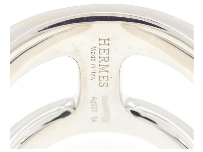 Ring Anillo ancho Hermès Osmo's en Plata 925 - vista 4
