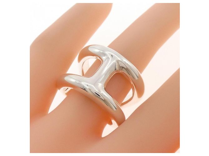 Ring Anillo ancho Hermès Osmo's en Plata 925 - vista 5