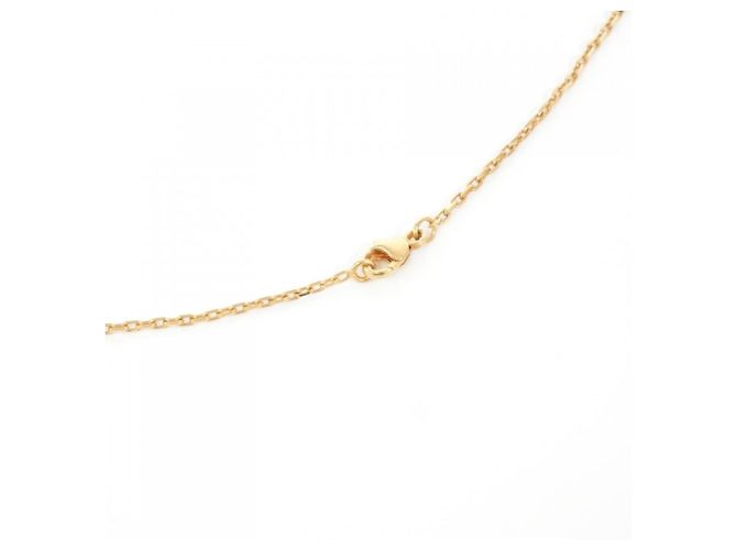 Hermès Collar Hermes Au Maillon Dorado Gris pardo - vista 3