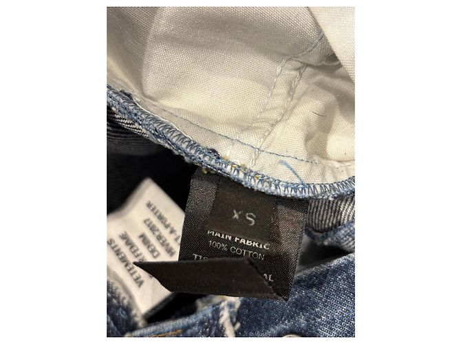 Vêtements Vetements Jeans de Denim Colección Hiver 2017 Azul - vista 7