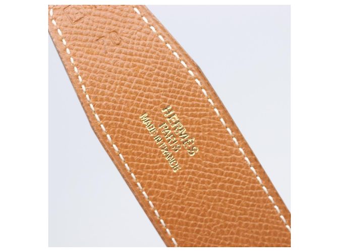 Hermès Cinto Reversível Hermes Constance em Couro Medium Azul - vista 5