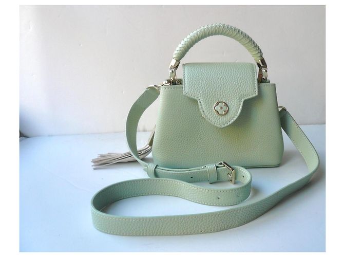 Louis Vuitton Mini Capucines Crafty Edición Limitada Verde Jade M15157 Verde claro - vista 10