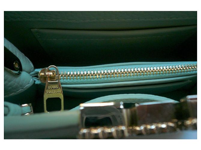 Louis Vuitton Mini Capucines Crafty Edición Limitada Verde Jade M15157 Verde claro - vista 13