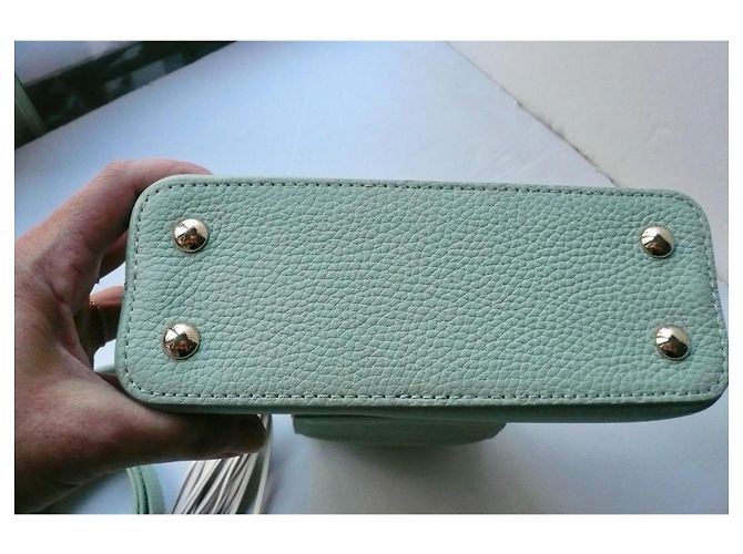 Louis Vuitton Mini Capucines Crafty Edición Limitada Verde Jade M15157 Verde claro - vista 18