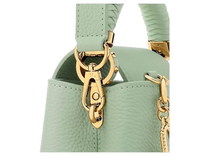 Louis Vuitton Mini Capucines Crafty Edición Limitada Verde Jade M15157 Verde claro - vista 6