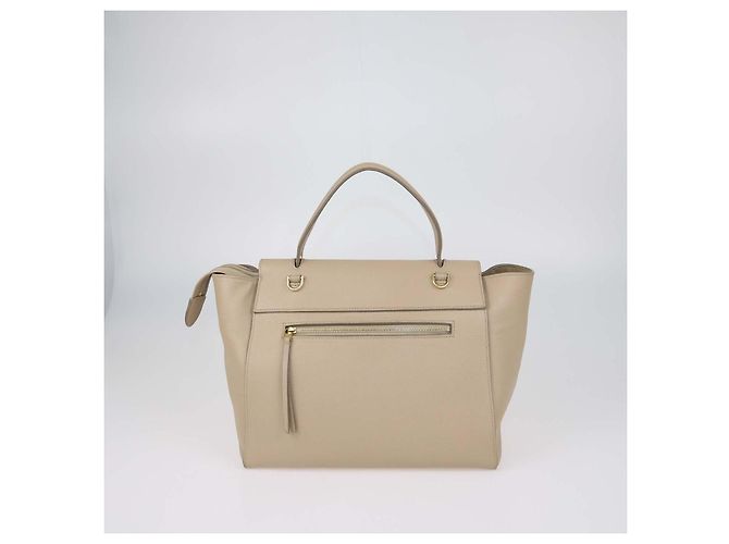 Belt Bag Céline Mini bolsa de cinto Celine em couro bege - vista 3