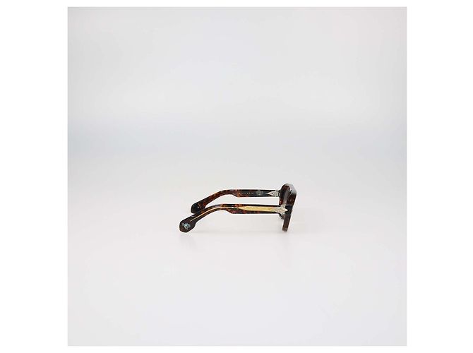 Autre Marque Jacques Marie Mage Brown Tortoise 07/100 Wildhorse Sunglasses Marrone - vista 3