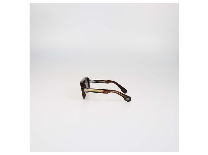 Autre Marque Jacques Marie Mage Brown Tortoise 07/100 Wildhorse Sunglasses Marrone - vista 4